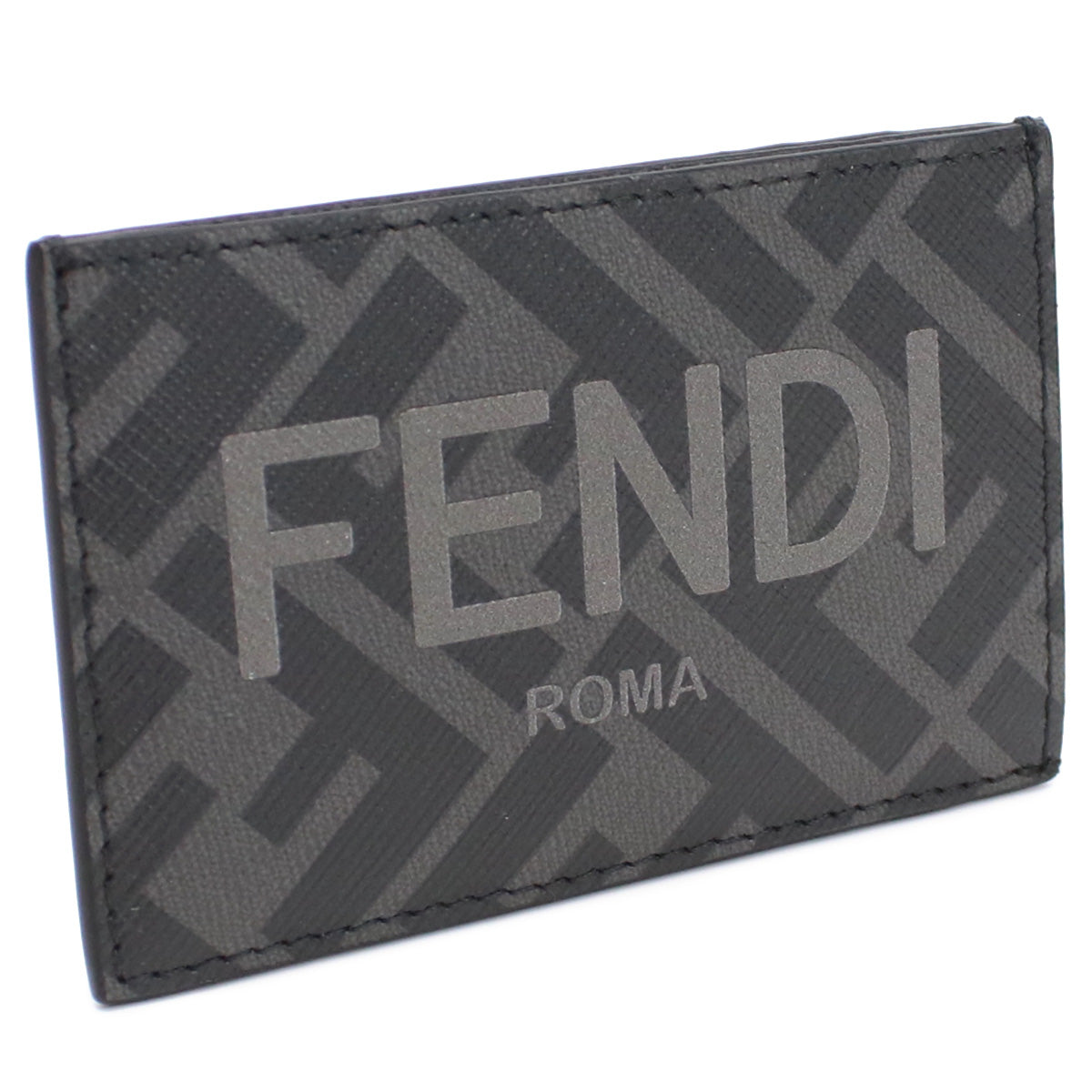 FENDI フェンディ 7M0328 カードケース ブラック グレー系 メンズ